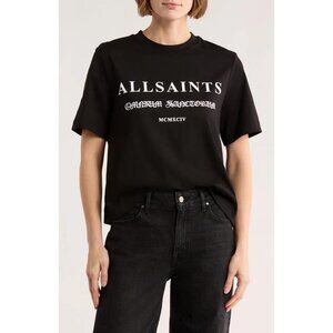 ALLSAINTS Women's Omnium Lisa Tee Size S In Black